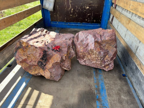 Ландшафтные глыбы красно-фиолетовые 200-1000 килограмм купить в Воронежской области