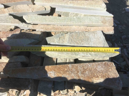 Горбушка златолит золотистый для облицовки купить в Воронежской области