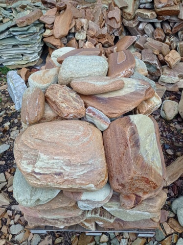 Златолит жёлтый, жёлто-зелёный глыбки и валуны для ланшафтного дизайна купить в Воронежской области