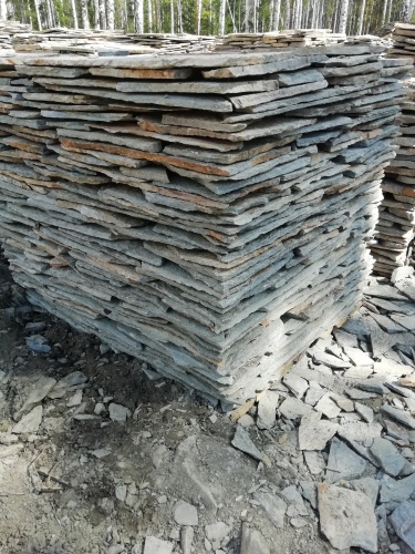 Плитняк златолит Уральский для цоколя, отмостки купить в Воронежской области